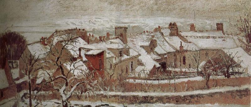 Camille Pissarro Winter Norge oil painting art